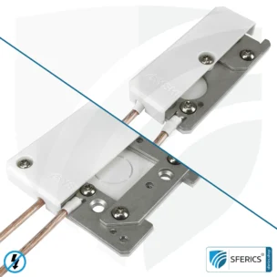 Grounding housing, stationary | grounding of shielded surfaces | indoors and outdoors