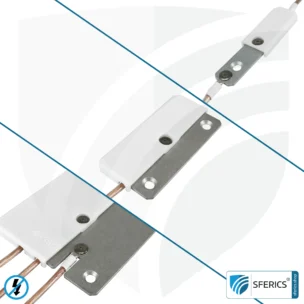 Grounding plate | stationary for indoor rooms | grounding of shielded surfaces 2 Grounding plate | stationary for indoor rooms | grounding of shielded surfaces