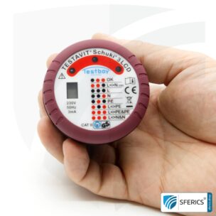 TESTAVIT SCHUKI 3 LCD | socket tester | quick check of grounding and wiring