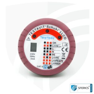 TESTAVIT SCHUKI 3 LCD | socket tester | quick check of grounding and wiring