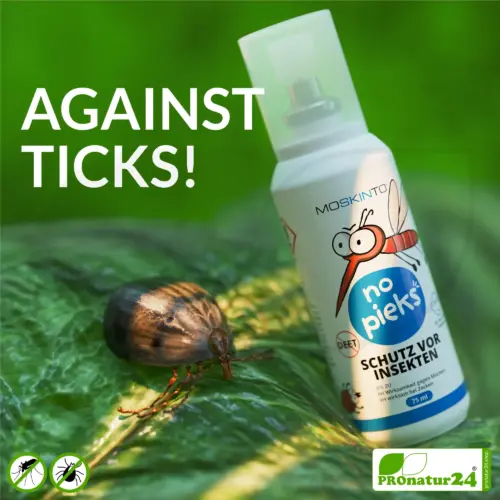 MOSKINTO no pieks | Insect repellent spray with Icaridin against mosquitoes and ticks (ages 2+) | 75 ml
