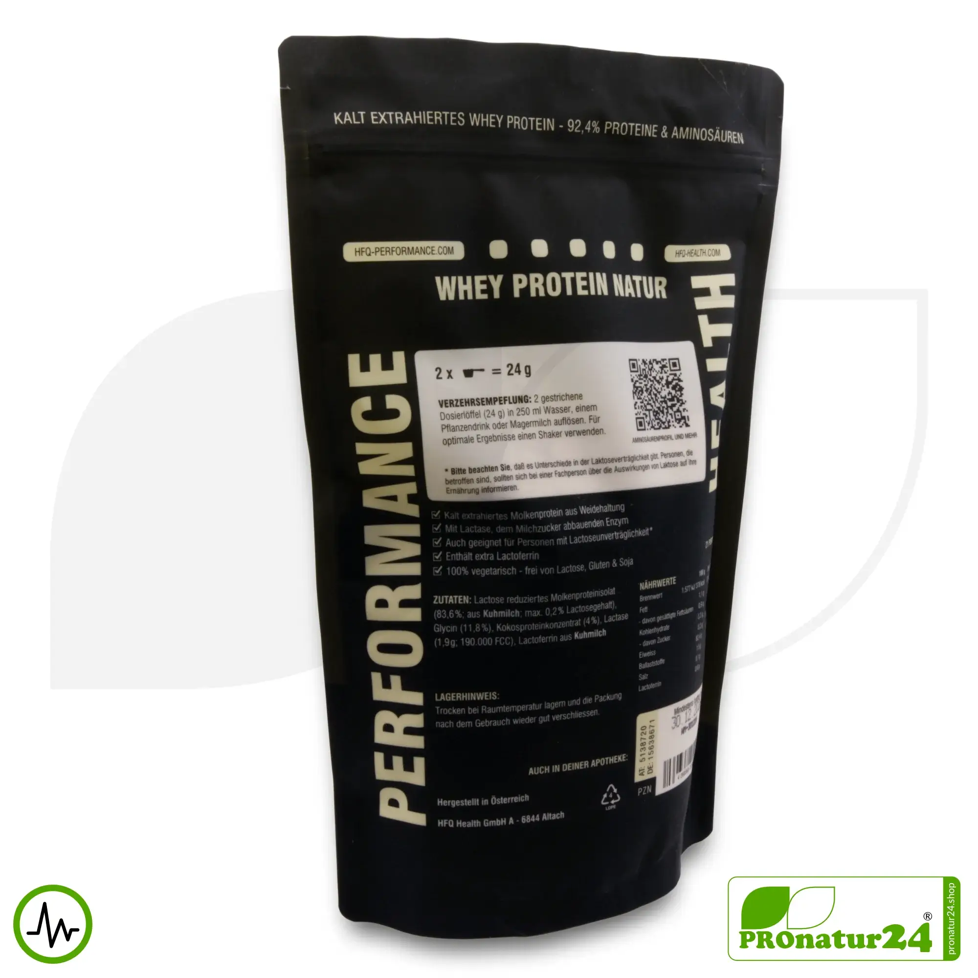 Whey Protein Isolate Natural | Bag of 21 servings | lactose-free | VitalShake HFQ - Image 3