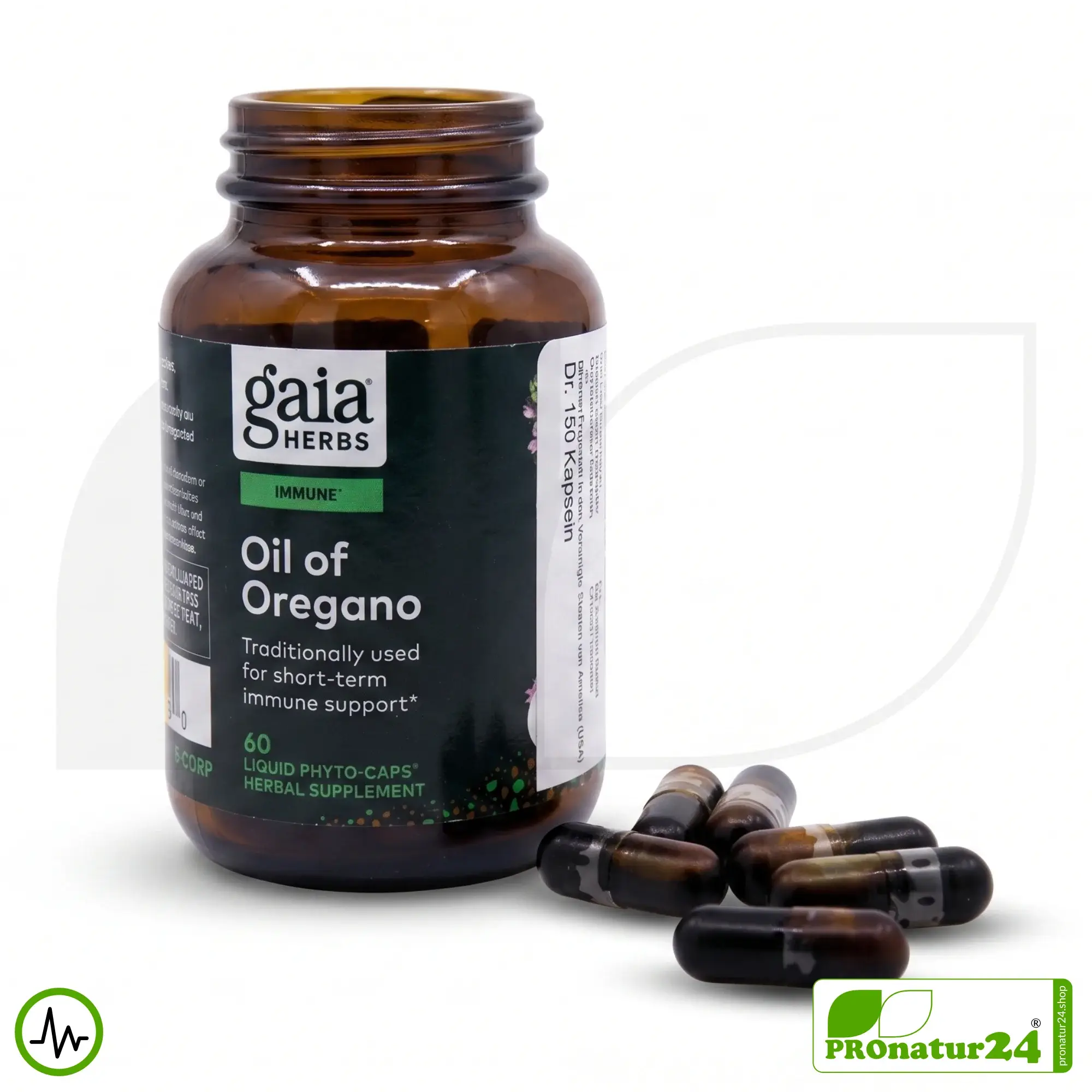OIL OF OREGANO by gaia HERBS | Power Plant for Natural Resilience | Digestion | Vitality | Well-Being | 60 Capsules 5 OIL OF OREGANO by Gaia Herbs | Power Plant for Natural Resilience | Digestion | Vitality | Well-Being | 60 Capsules