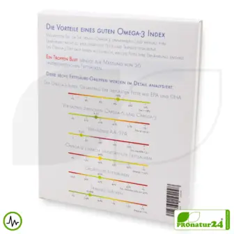 Complete OMEGA-3 INDEX | WHC Test Kit for a Lab Analysis with 26 Values